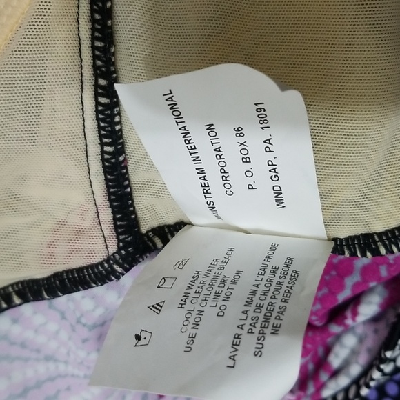 (18) Upstream Tropical Halter Coastal Ocean Beach Swimwear Swim Water Resortwear - Picture 7 of 10